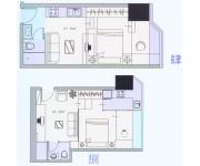 百汇中心独立时代（房型图）