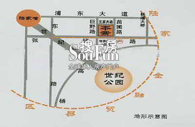 中星海上景庭（位置图）