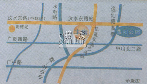 中环明珠（位置图）