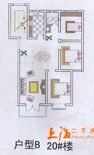 科苑新村三房房型