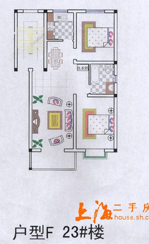 科苑新村二房房型
