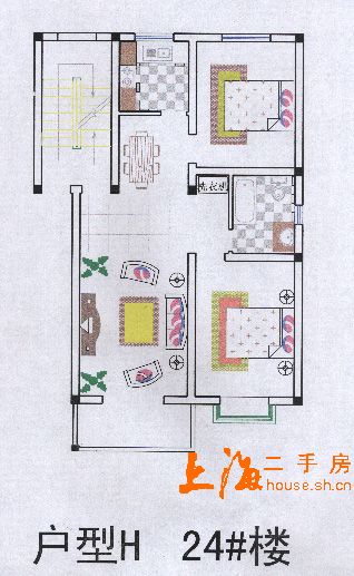 科苑新村二房房型