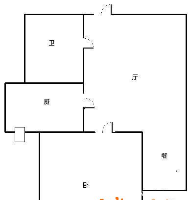 阳光小区一房房型