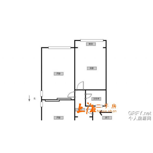 化工一四村三房房型