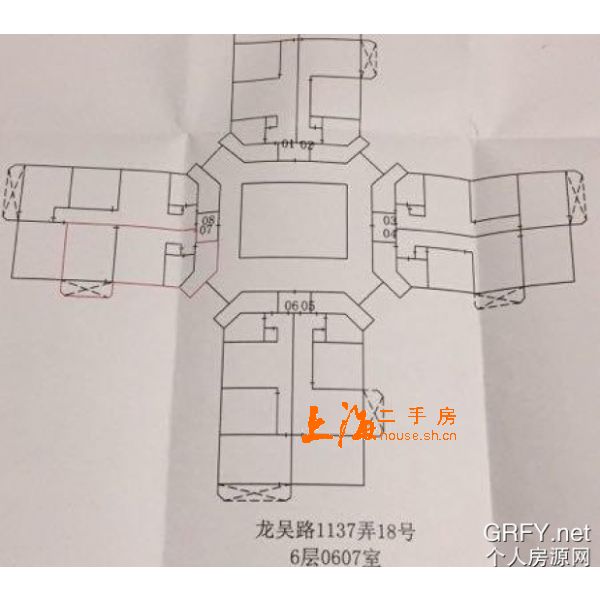 百龙小区二房房型