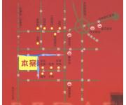 巴黎风情名仕世家花苑（位置图）