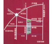 春申景城湖滨晨韵（位置图）