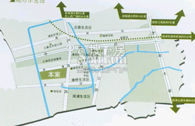 康桥老街(位置图) 康桥老街(位置图)